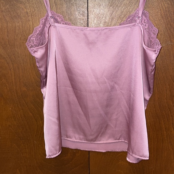 Forever 21 Satin Lace trim Tank Top - Picture 2 of 4